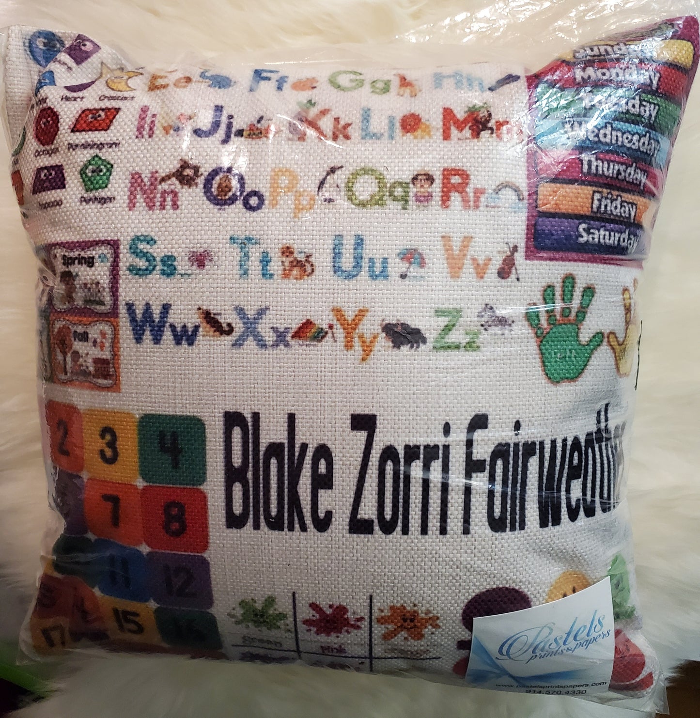 Kid's Corner - Custom Learning Pillows