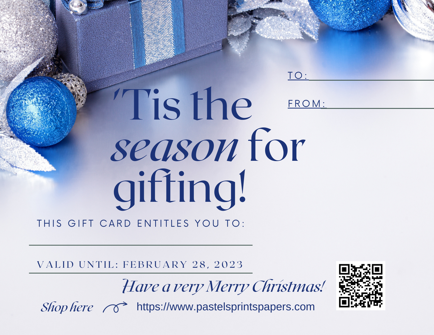 Gifts & Accessories - Gift Certificate