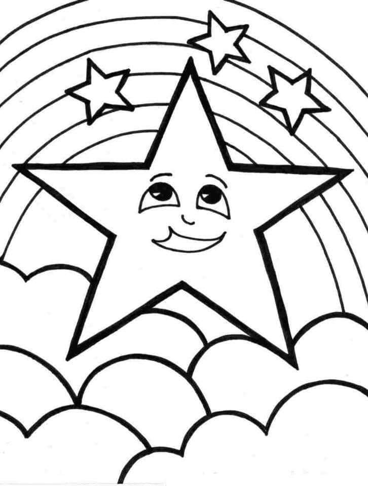 Star image for color in shirts