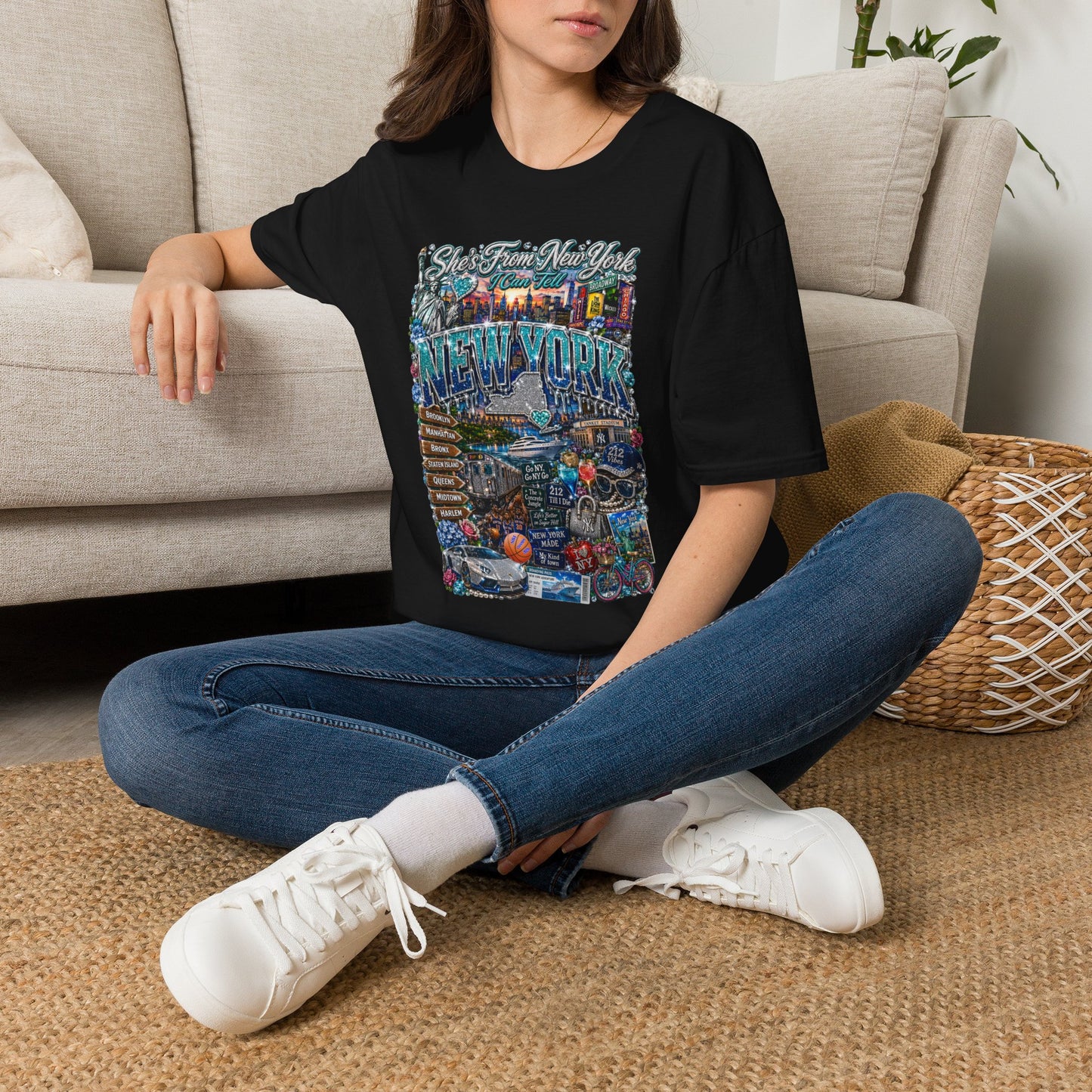 New York City Tee — 'Rep the Fabulous City of NY' Graphic T-Shirt for Her