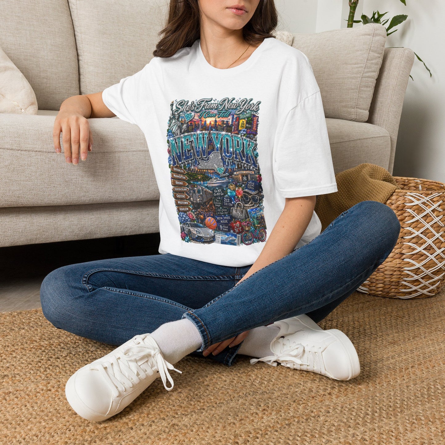 New York City Tee — 'Rep the Fabulous City of NY' Graphic T-Shirt for Her