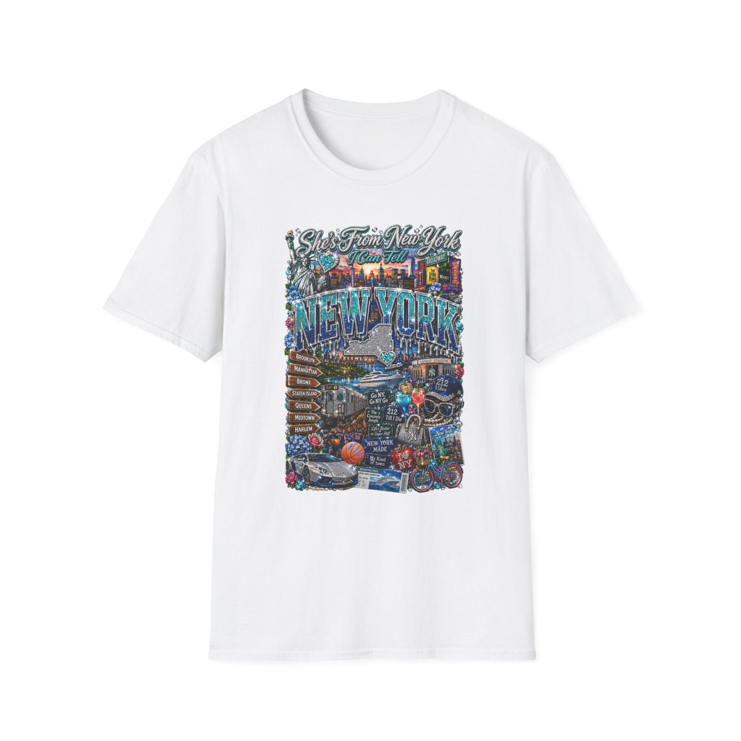 New York City Tee — 'Rep the Fabulous City of NY' Graphic T-Shirt for Her