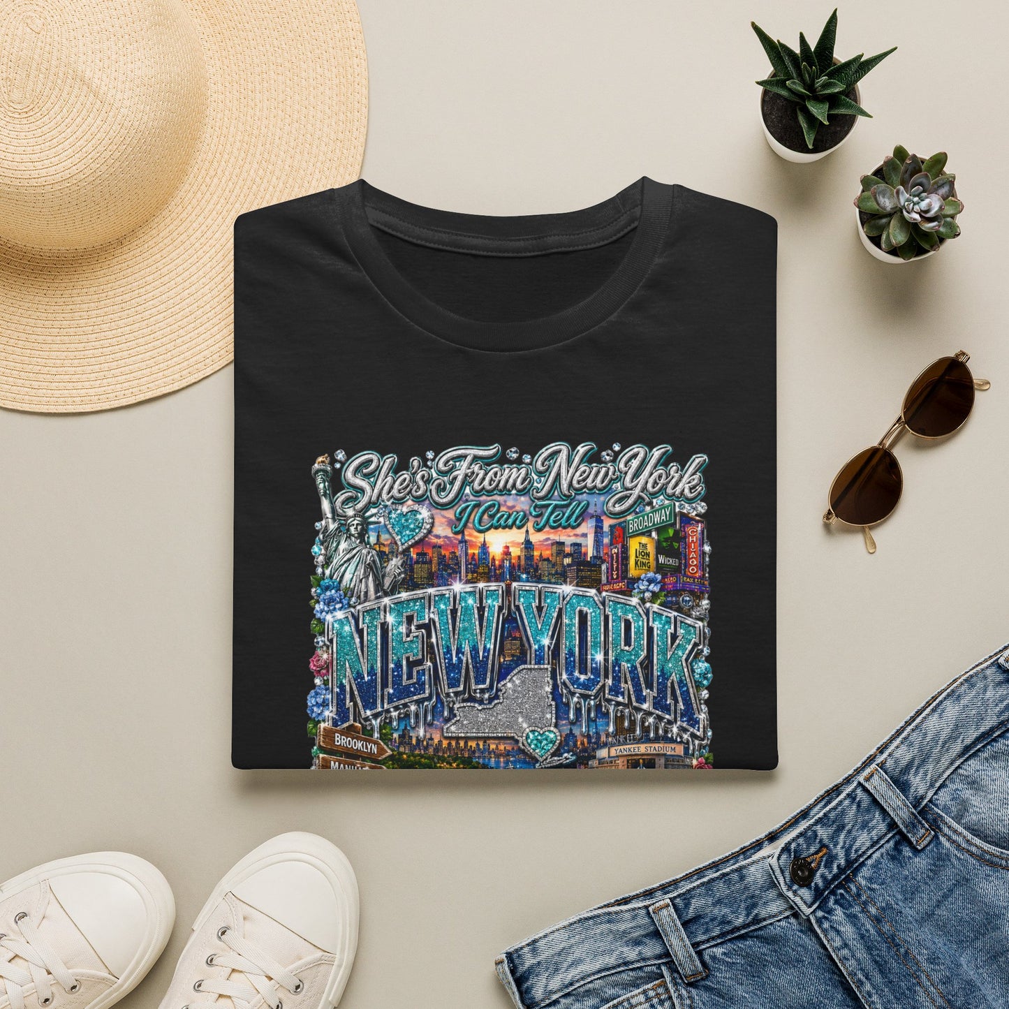 New York City Tee — 'Rep the Fabulous City of NY' Graphic T-Shirt for Her
