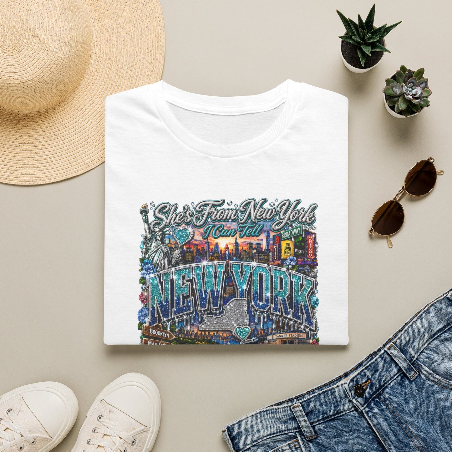 New York City Tee — 'Rep the Fabulous City of NY' Graphic T-Shirt for Her