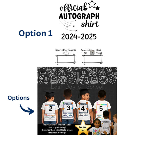 Autograph T-shirts for the littles