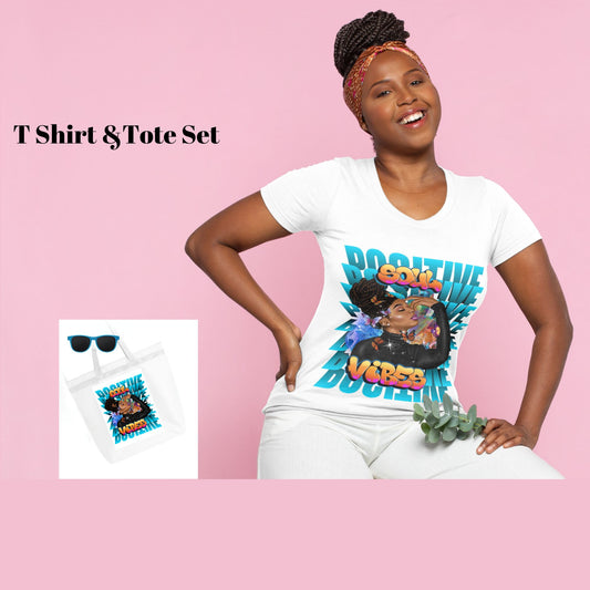 Fashion & Apparel - Short Sleeve Tee and Tote