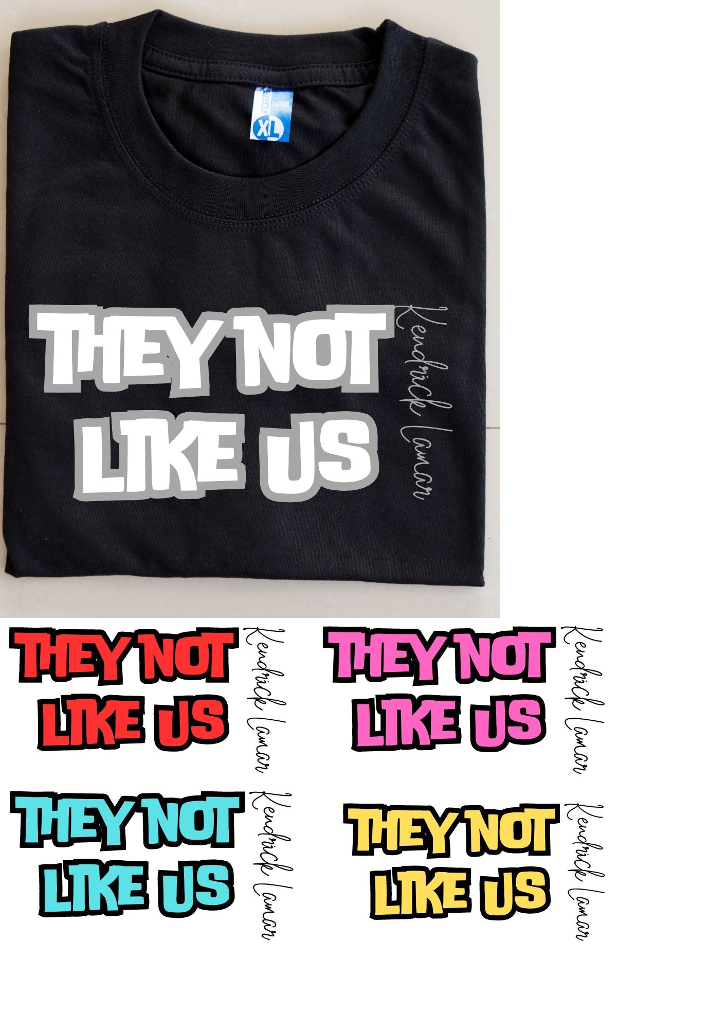 Wear this T shirt showcasing this all too familiar quote from popular music